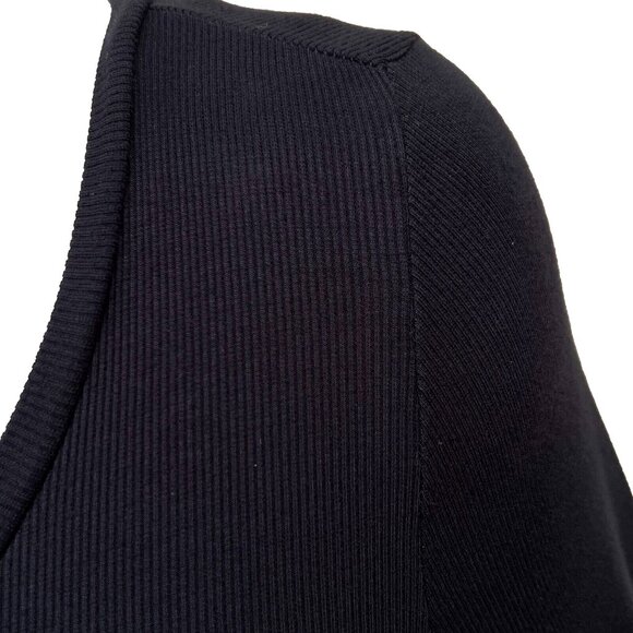 INC Womens Black Chevron Contrast Trim Pullover Tunic Sweater Top XXL BHFO 1313 - Picture 4 of 16